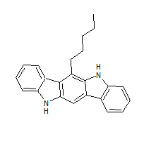 5,11-Dihydro-6-pentylindolo[3,2-b]carbazole (12-Pentyl-5,11-dihydroindolo[3,2-b]carbazole)