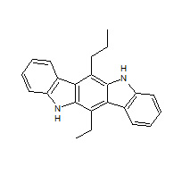 5,11-Dihydro-6-ethyl-12-propylindolo[3,2-b]carbazole
