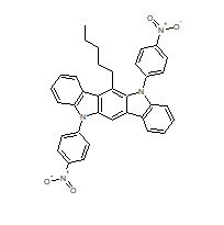 5,11-Dihydro- 5,11-di-(4-nitrophenyl)-6-pentylindolo[3,2-b]carbazole