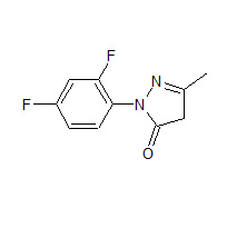 2-(2,4-Difluorophenyl)-5-methyl-2,4-dihydro-3H-pyrazol-3-one (2-(2,4-Difluoro-phenyl)-5-methyl-2,4-dihydro-pyrazol-3-one)