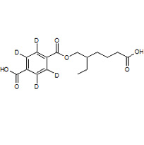 4-{[(5-Ccarboxy-2-ethylpentyl)oxy]carbonyl}(2H4)benzoic acid (Mono-(2-ethyl-5-carboxypentyl)-(2,3,5,6-2H4)-terephthalate)