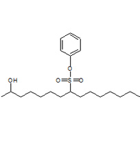 Phenyl 2-hydroxypentadecane-8-sulfonate (2-Hydroxy-8-pentadecanesulfonic acid, phenylester)
