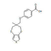4-[(3-Methyl-3,4-dihydro-2H-thieno[3,4-b][1,4]dioxepin-3-yl)methoxy]benzoic acid