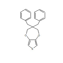 3,4-Dihydro-3,3-bis(phenylmethyl)-2H-thieno[3,4-b][1,4]dioxepine(3,4-(2,2-Dibenzyl-1,3-propylendioxy)thiophen)